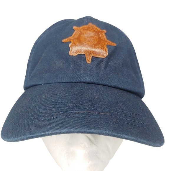 Disneyland Cap Strap Back Dad Hat Disney Castle Adjustable Navy Blue Canvas OS - Picture 1 of 8